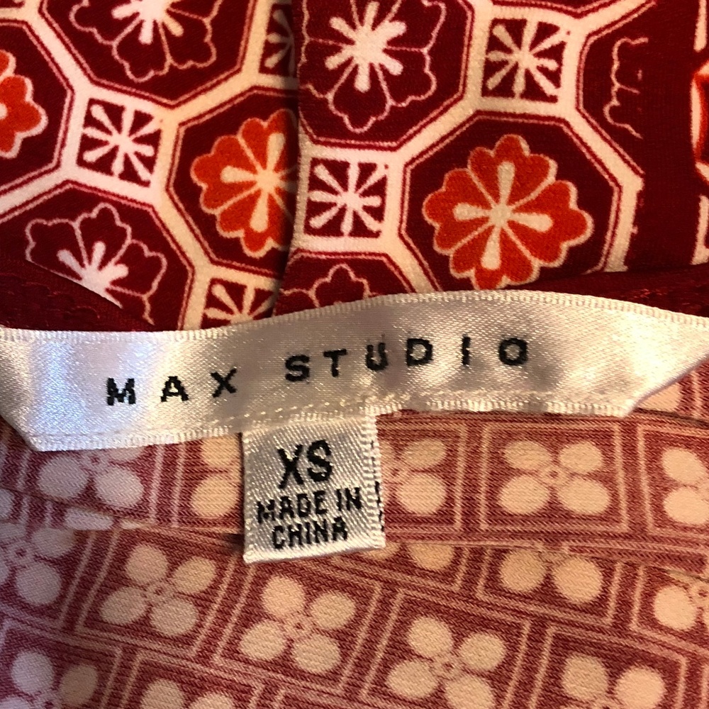 Max Studio by Leon Max GEO DRESS w/SQUARE NECKLINE - Picture 5 of 7